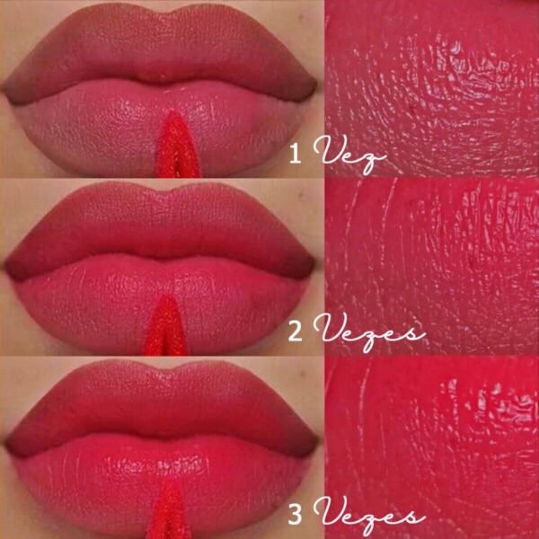 Lip Tint Boca Rosa Beauty Vermelho Rosadinho